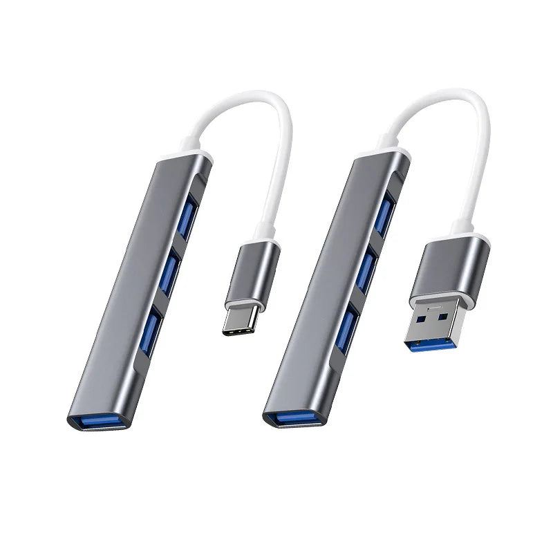 USB C HUB 3.0 Type C Extender 4 Port Splitter Adapter OTG Docking Station