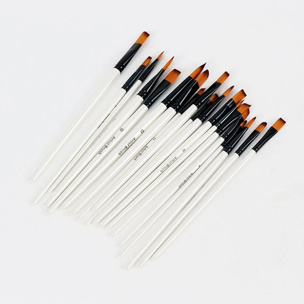 6pcs Artist Paint Brushes Set Artist Paintbrushes For Acrylic Oil Watercolor Acrylic Painting For Body Face Rock Canvas