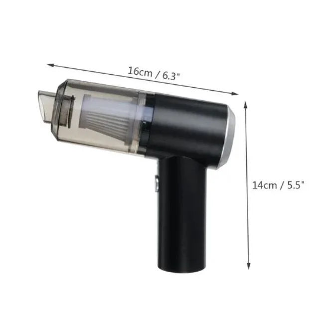 Mini Portable Vacuum Cleaner Portable Rechargeable Professional Wireless Car Cleaning 3 in 1 Blow Puff Makes Powerful Vacuum and...