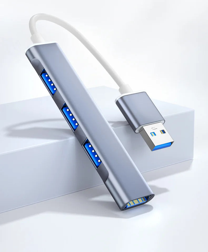 USB C HUB 3.0 Type C Extender 4 Port Splitter Adapter OTG Docking Station