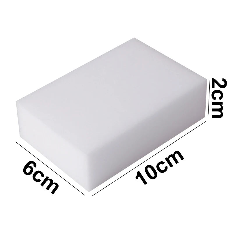 10/20/50/100Pcs Melamine Sponge Magic Sponge Eraser Eraser Cleaner Cleaning Sponges for Kitchen Bathroom Cleaning Tools 10*6*2cm