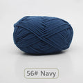 50g Soft Wool Milk Cotton Yarn Crochet Anti-Pilling Hand Knitting Thread For Cardigan Scarf Hat Baby Sweater Doll Supplies