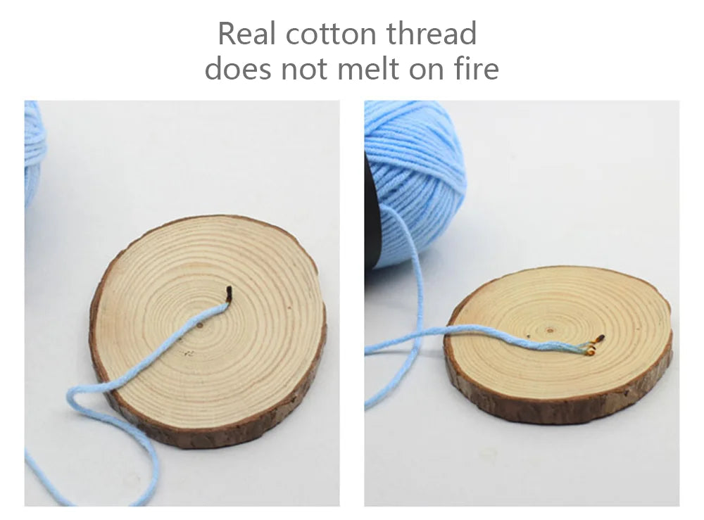 50g Soft Wool Milk Cotton Yarn Crochet Anti-Pilling Hand Knitting Thread For Cardigan Scarf Hat Baby Sweater Doll Supplies