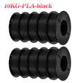 KINGROON 22LBS PETG or PLA Filament 3D Printer Filament 10 Rolls 1KG 1.75MM Eco-Friendly Good Toughness Mix Color Free Shipping
