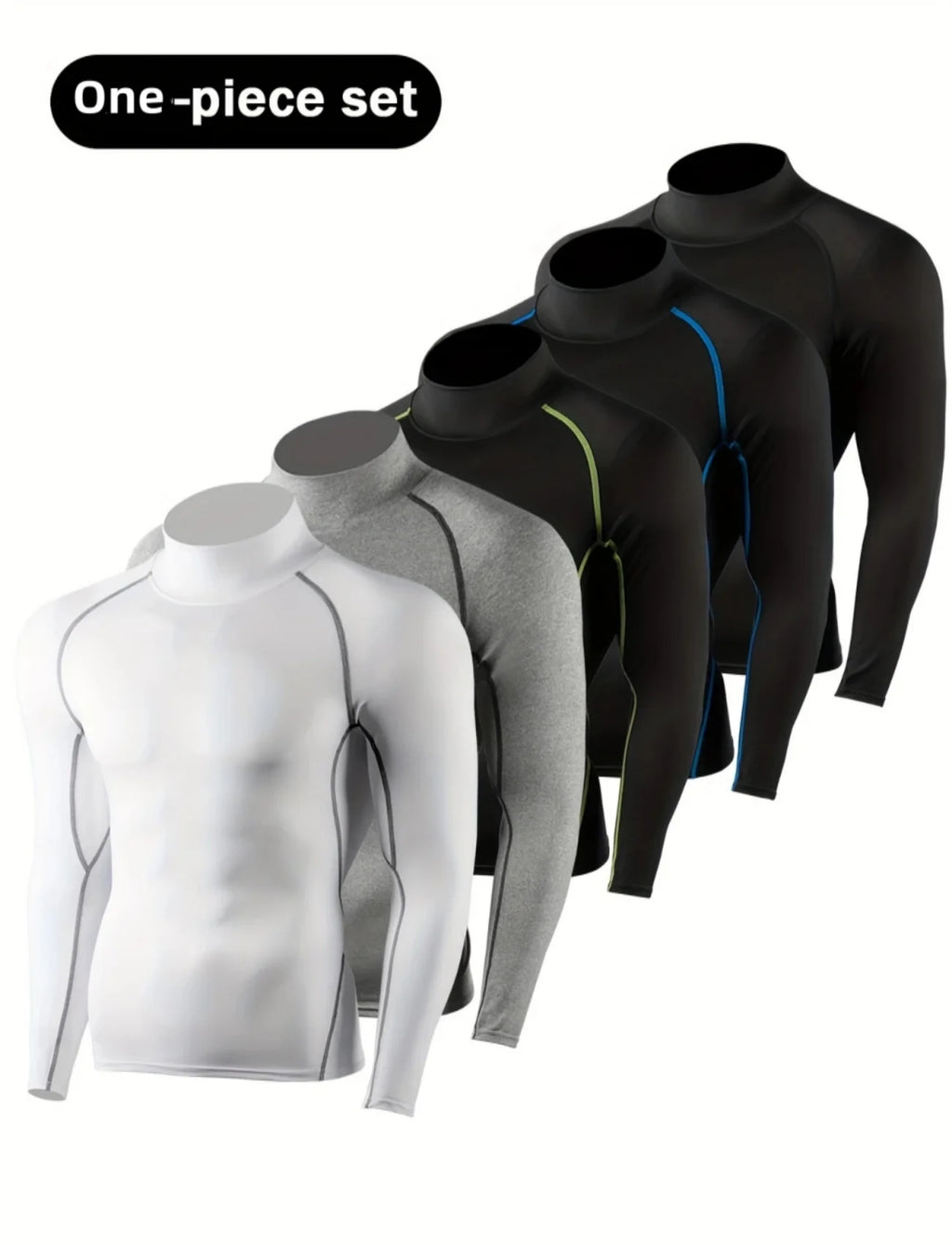 1PCS Men Running T shirt Quick Dry Bodybuilding Sport Shirt Long Sleeve Compression Top Fitness Tight Rashgard Gym T-Shirt Men