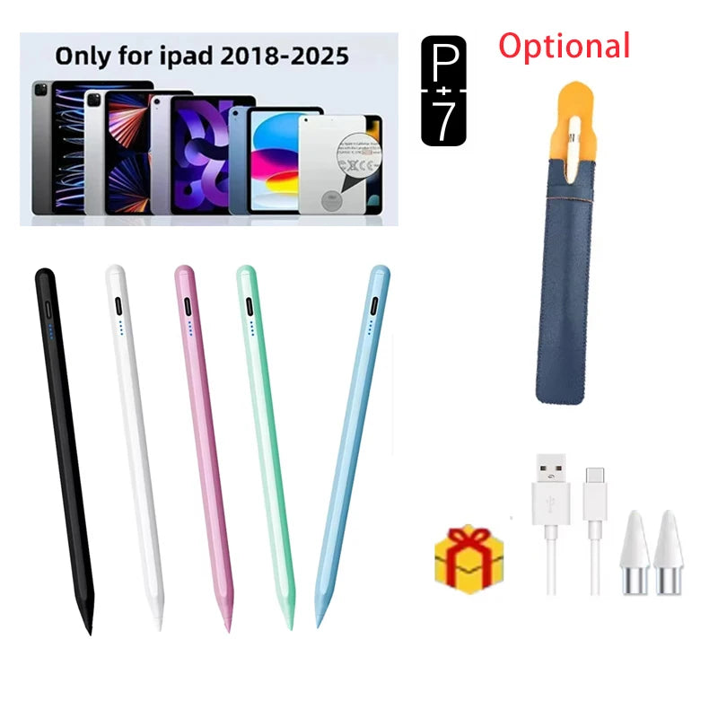 P+7 Touch Pen Dedicated For IPad10/ iPad Pro / iPad Air / iPad Mini4/5/6/7 Stylus Drawing Writing And Note-Taking Alternative Pe
