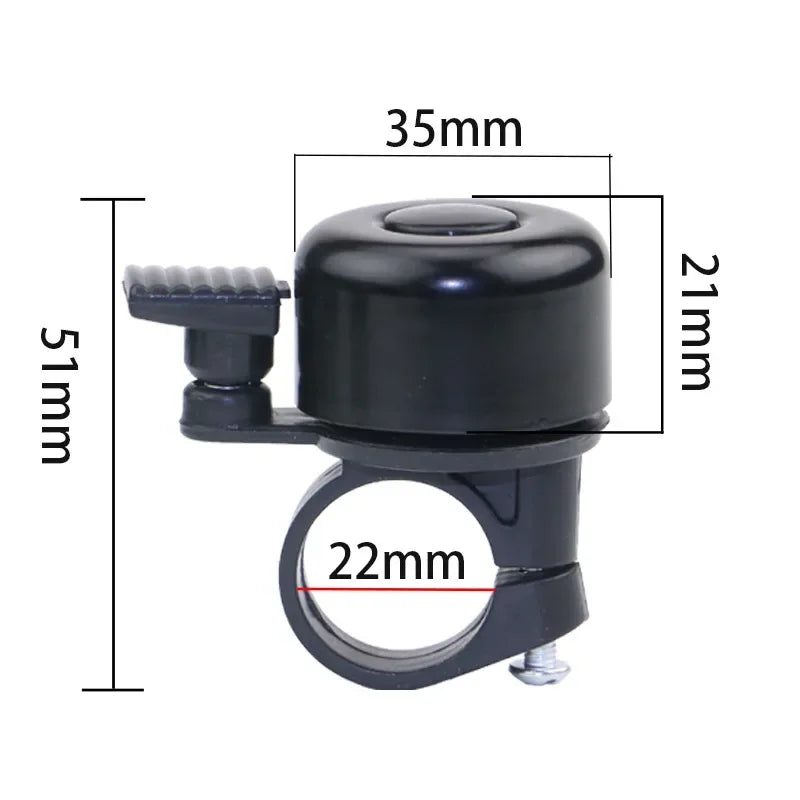 MTB Bicycle Bell Aluminum Alloy Bike Handlebar Bell Ring Mountain Road Cycling Safety Warning Bicycle Horn Cycling Accessories