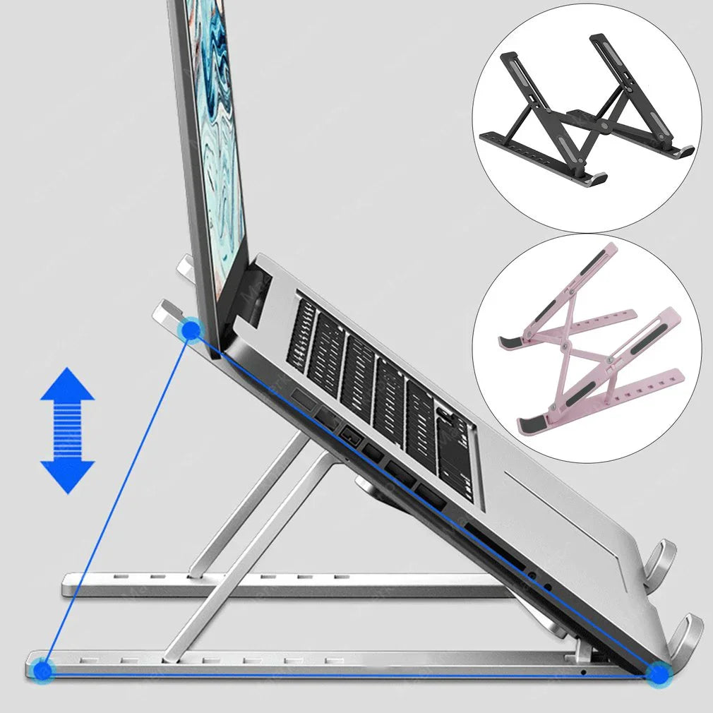 Universal Foldable Laptop Stand Portable Adjustable Tablet Computer Support Holder For Macbook Air iPad Tablets Base Accessories