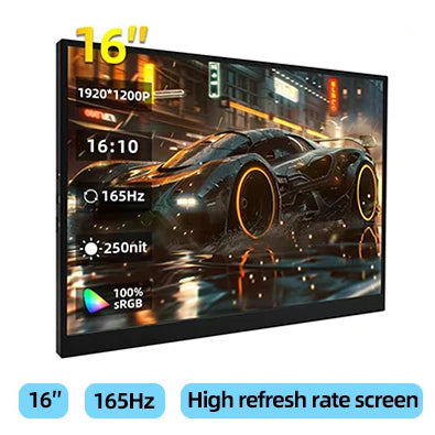 ZSUS 2160*1440  14-inch 2K Portable Monitor 60HZ For Laptop XBox PS4 / 5 Switch TV Box Cell Phone PC Extension  Mobile