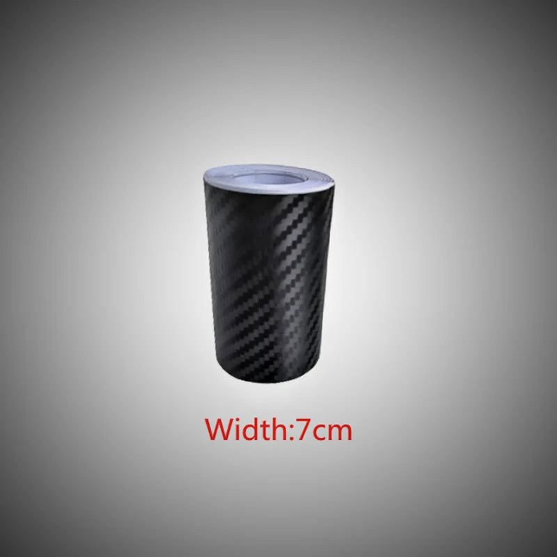 1-5m Nano Carbon Fiber Car Tape Sticker Door Mirror Paste Protector Strip DIY Protection Protective Film Waterproof Adhesive