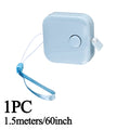 Portable Tape Measure With Push Button Retractable Soft Ruler for Weight Loss Medical Body Measurement Sewing Tool Tailor Craft