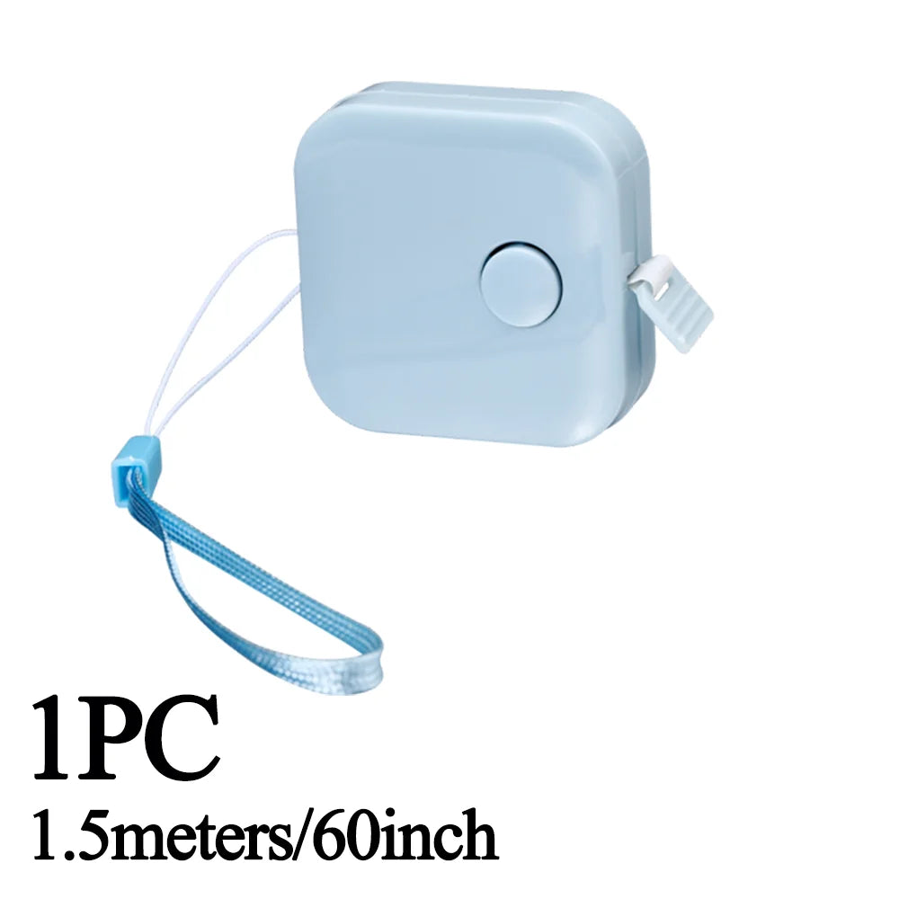 Portable Tape Measure With Push Button Retractable Soft Ruler for Weight Loss Medical Body Measurement Sewing Tool Tailor Craft