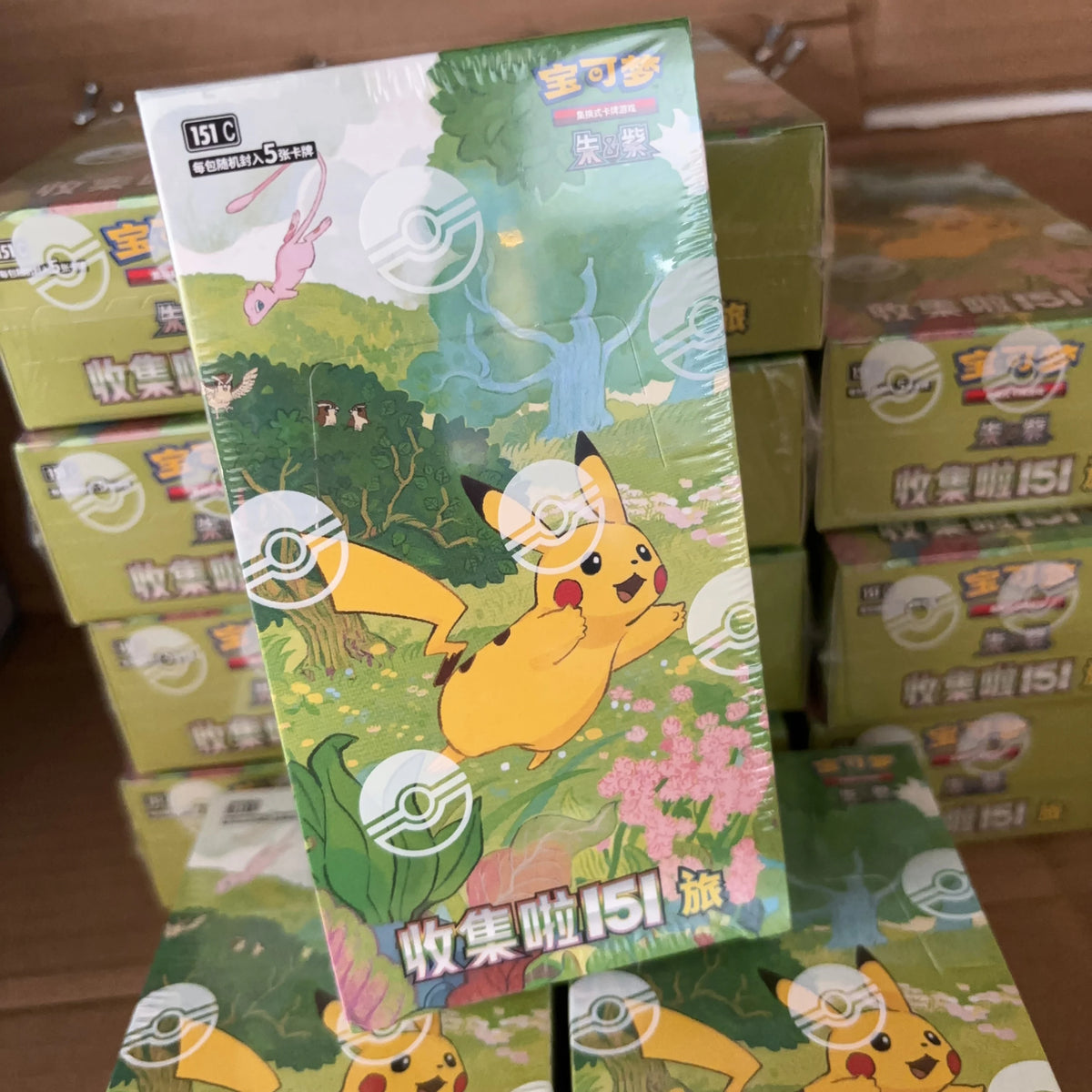 Wholesale Pok Card PTCG Simplified Chinese Zhu Zi Collected 151 Change Series Card Ponyta Gengar Collectible Game Cards Toy Gift