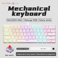 AJAZZ NK61 Wired Gaming Mechanical Keyboard 60% RGB Hot-Swappable 61 Keys Red Switch Mini Keyboard for Gamer PC