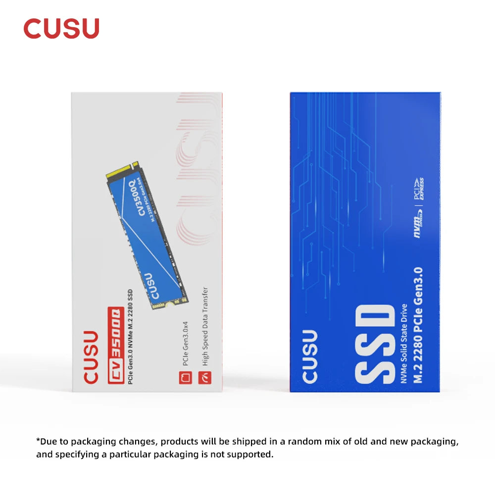 CUSU M2 SSD 1TB 2TB NVMe SSD 512GB Hard Drive PCIe3.0 X4 Internal Solid State Disk for Laptop Desktop