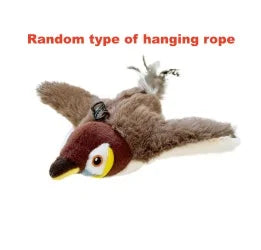 🐦🐱 Juguete Interactivo para Gatos con Pájaro de Peluche que Aletea 🔋🧸