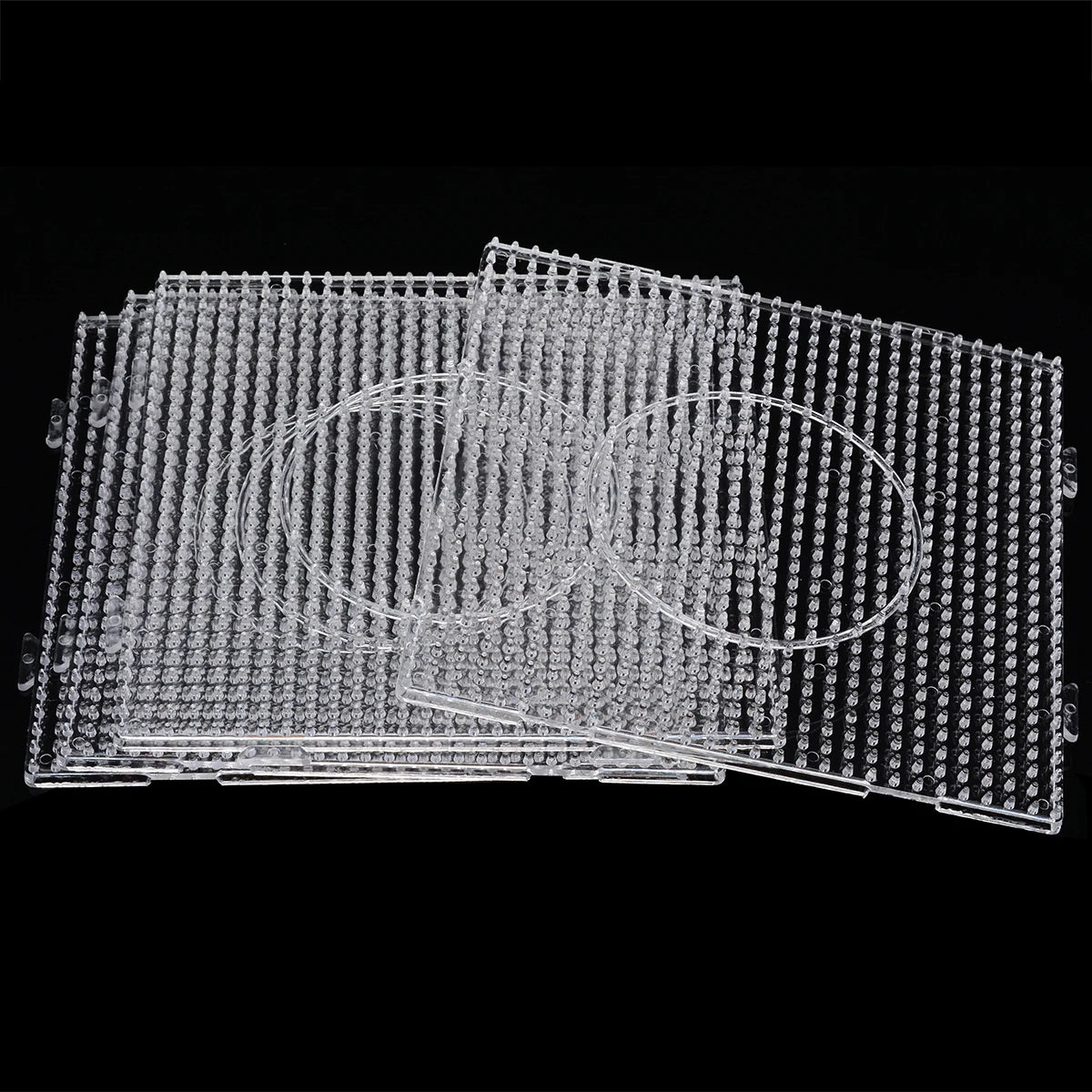 Clearance_2.6mm/5mm Perler Beads Square Pegboard 3D Puzzle Juguetes For Hama Bead Educational Toys for Children Jigsaw Puzzle Br