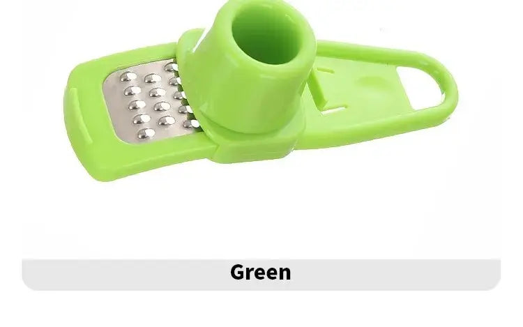 1 Pack Mini Garlic Grinder Creative Garlic Press Kitchen Garlic Mash Manual Garlic Mashing Green Kitchen Gadgets