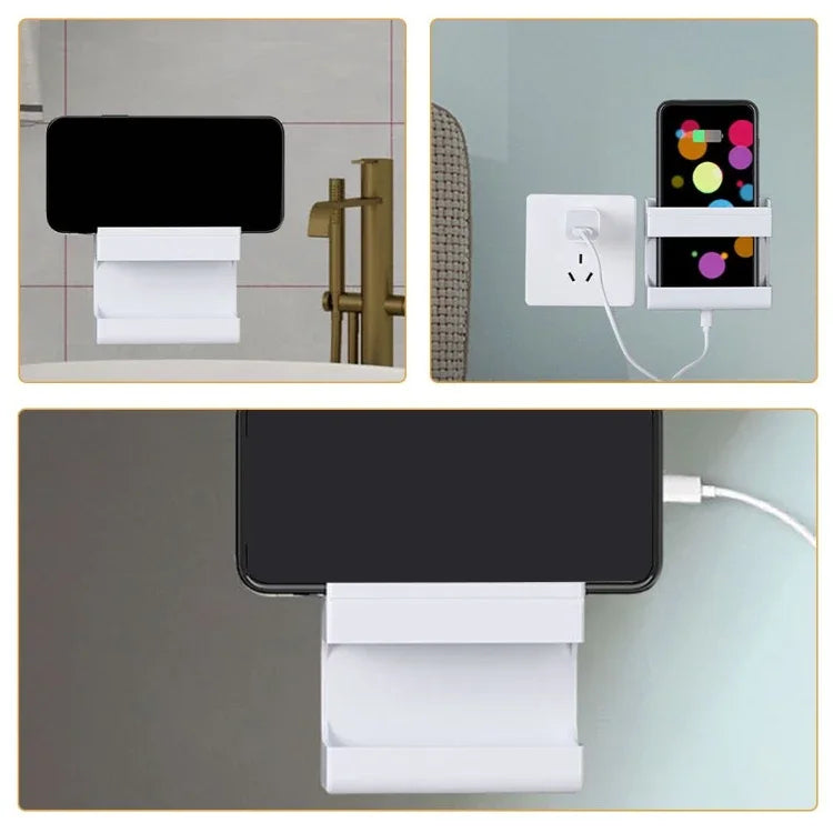 Multi-functional Wall-mounted Organizer for Remote Controls and Mobile Phones