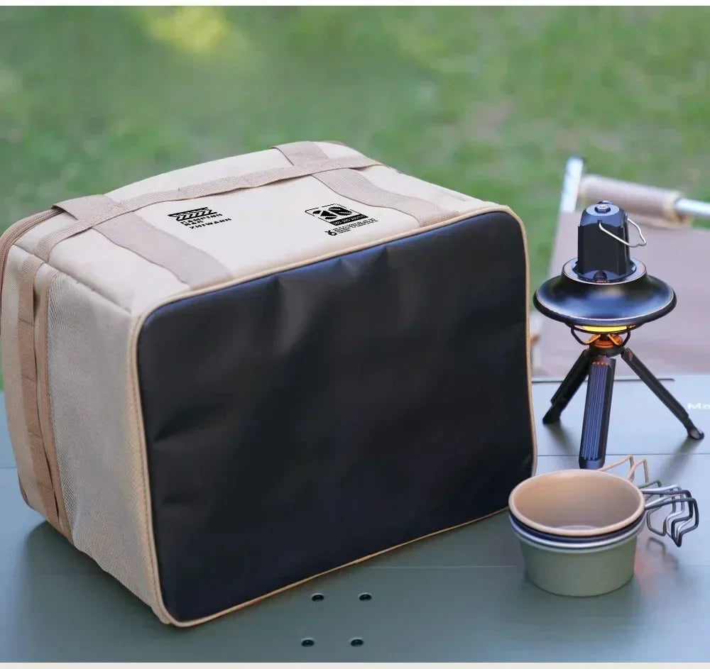 Backpack 30-42L Tactical Camping Storage Bag - Insulated Folding Box for Picnic, Tableware & Field Equipment Waterproof