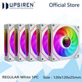 UPSIREN UF-1 PRISM 4 PRO Computer Chassis Fan 12cm ARGB 4 Pin PWM Quiet Cooling Fan 12V Large Air Volume 45.2CFM/600-1500RPM