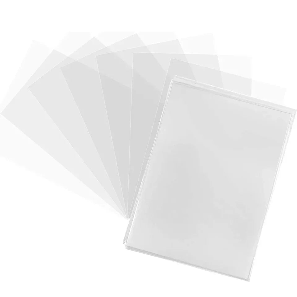Clear Penny Card Sleeves 66x91mm 100/300Pcs Waterproof Card Protectors for Pokemon TCG Yugioh MTG Baseball Sports Trading Cards