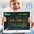 8/11/13/16 Inch LCD Drawing Tablet Writing Board Kids Doodle Painting Handwriting Pad Toy for 3 4 5 6 7 8 Years Girls Boys Gifts