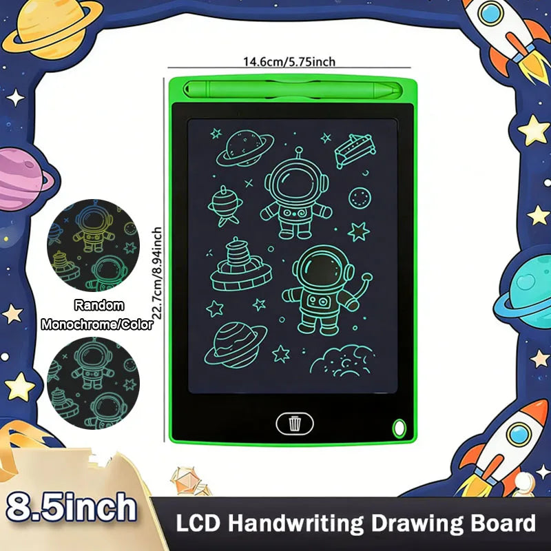 8.5'' LCD Writing Tablet Drawing Board Kids Graffiti Sketchpad Toys Handwriting Blackboard D Counting Learning Toys Birthday Gif