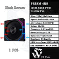 ICE Whale Prism 4RS ARGB PC Case Fan 120mm Infinity Mirror Design Motherboard Lighting Sync 4PIN PWM CPU Cooler Fan Ventilador