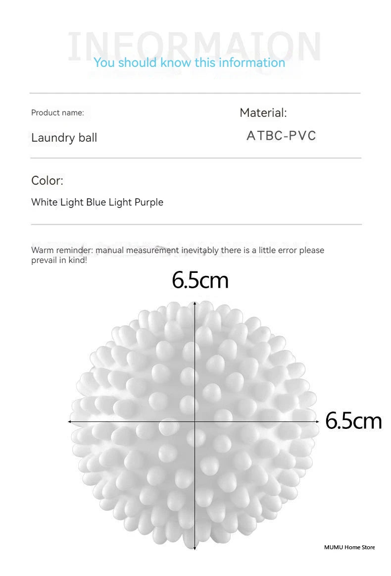 Reusable Laundry Balls for Washing Machine Anti-Winding Magic Balls Drying Cleaning Washing Machine Balls Cleaning Supplies