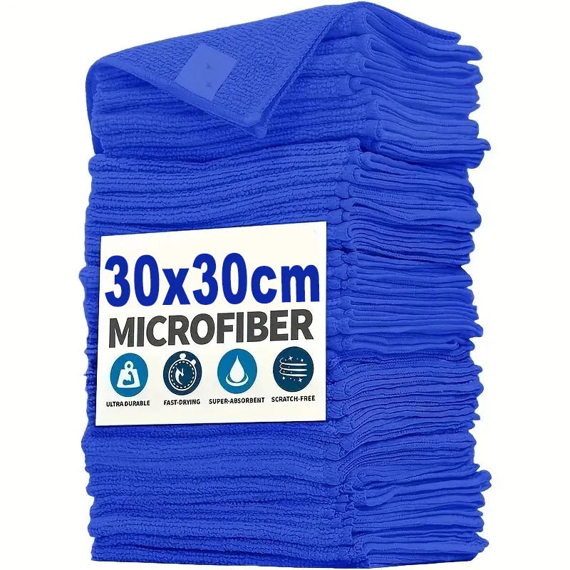 1-20Pcs Microfiber Towels Car Wash Drying Cloth Towel Household Cleaning Cloths Auto Detailing Polishing Cloth Home Clean Tools