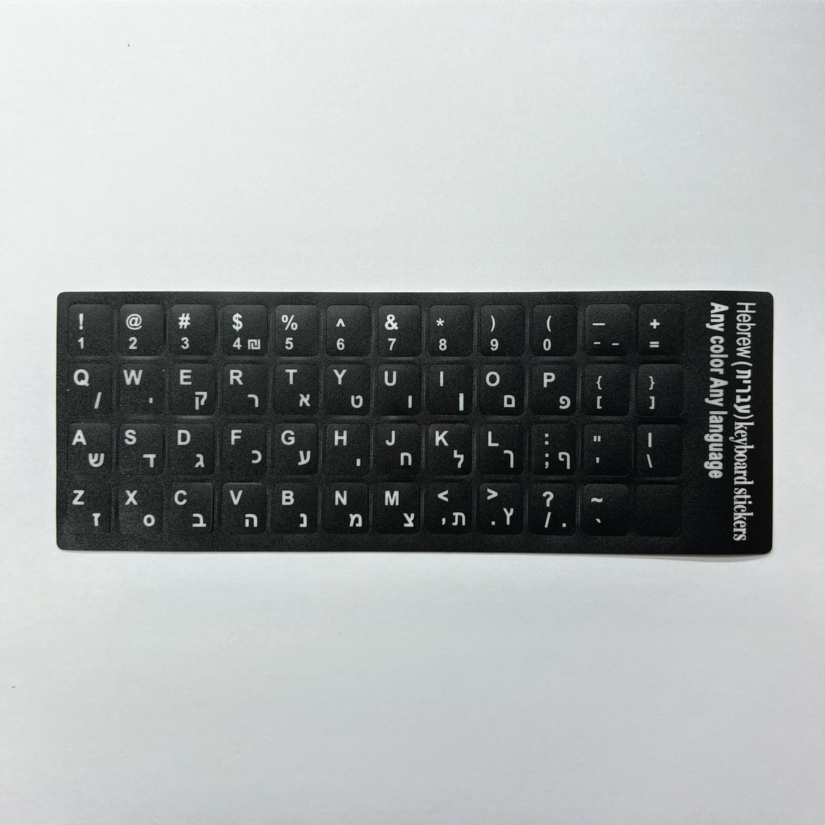 English Spanish Italian Korean French Deutsch Keyboard Stickers Frosted PVC Language Keyboard Sticker For Laptop Desktop PC