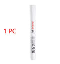 1Pc White Marker Pens 2.0mm Oily Waterproof White Gel Pen DIY Graffiti Sketching Markers Stationery Wrting School Supplies