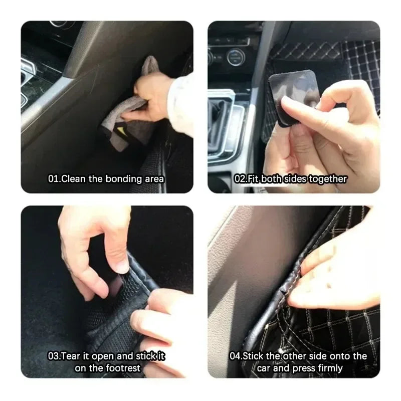 Self Adhesive Fastener Tape Extra Strong Carpet Fixing Sticker Double Side Hook-and-loop Fastener Auto Adhesive Tape Fixe