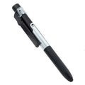 Multifunction 4In1 Foldable Ballpoint Pen with LED Light Phone Holder Night Read Writing Pencil Office School Student Stationery