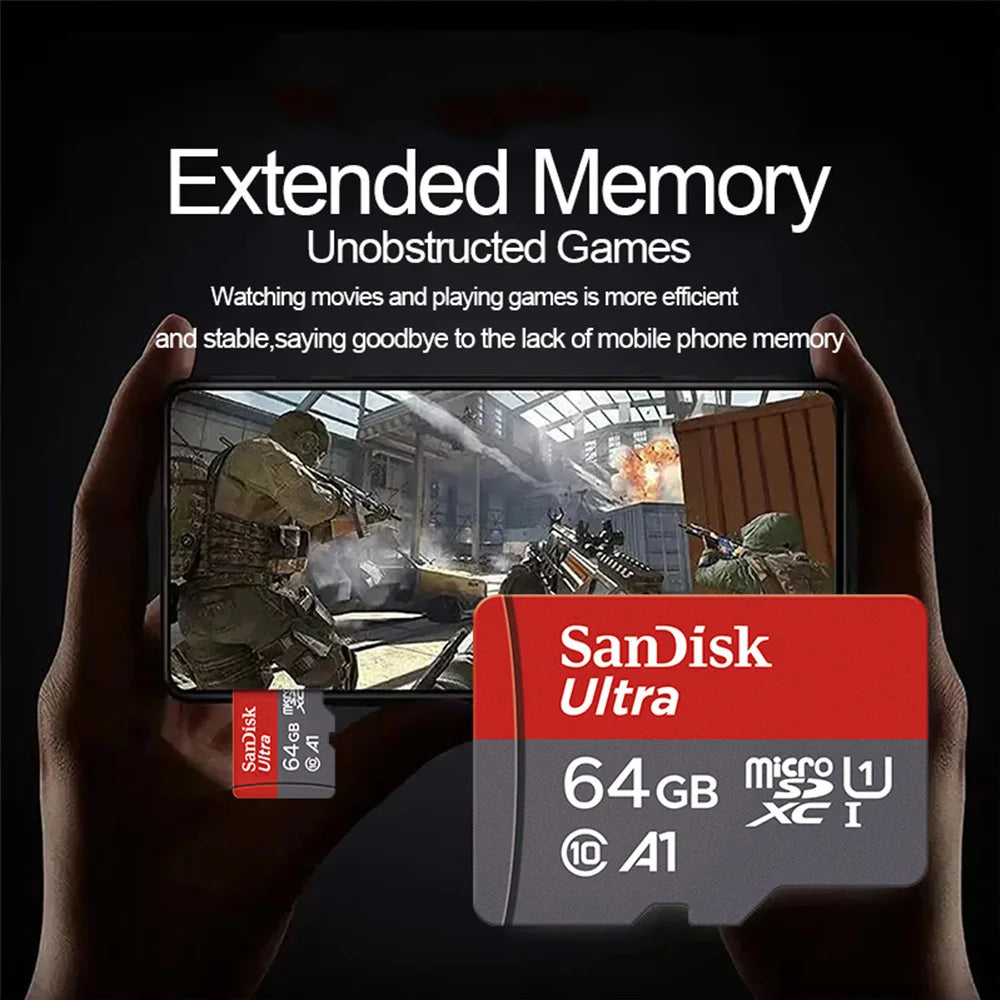 Memory Card 64GB 128GB 256GB 100MB/S Micro SD Card UHS-1 Class10 TF 32GB Flash Memory Card Storage mini Memory Card