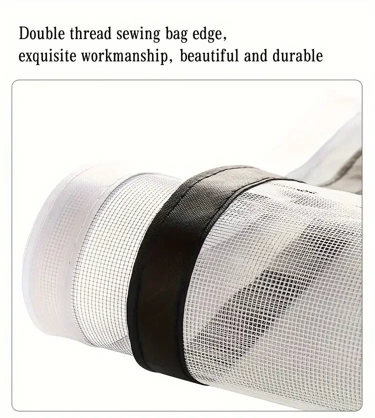 Summer mosquito proof door and window screens, available in various sizes (white)