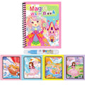 Cartoon Magic Water Painting Book Kids Early Learning Sensory Drawing Puzzle Educational Toy for Children Cartoon Painting Book