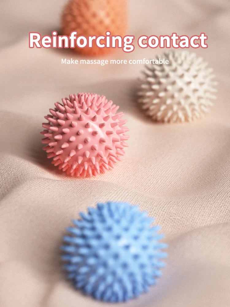 Hedgehog Massage Ball Yoga Fascia Ball Exercise Fitness Muscle Relaxation Massage Stick Shoulder Neck Leg Plantar Meridian Ball