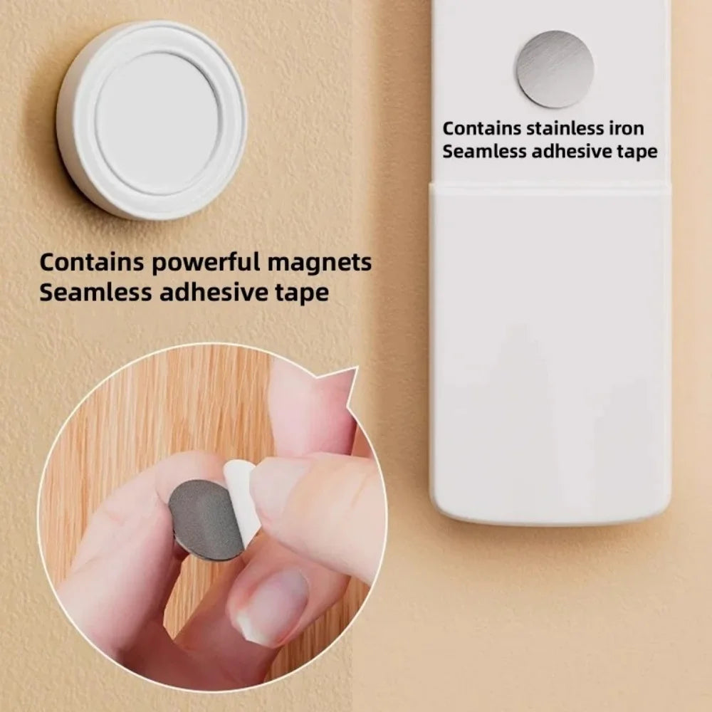 3/6/12PCS TV Remote Holder Magnetic Remote Control Holder Wall Mount Adhesive Remote Control Holder Strong Hold For Home Office