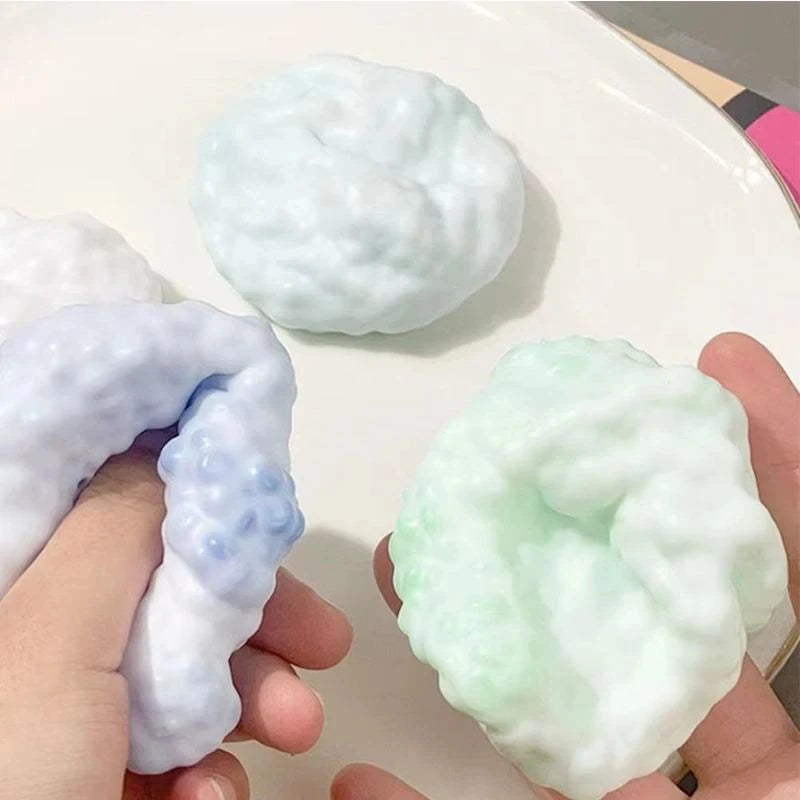 Handmade Sticky Squishy Ball Ice Skin Ultra Thin Super Soft Stress Relief Table Toy For Kids Teens Stress Relax Entertainment