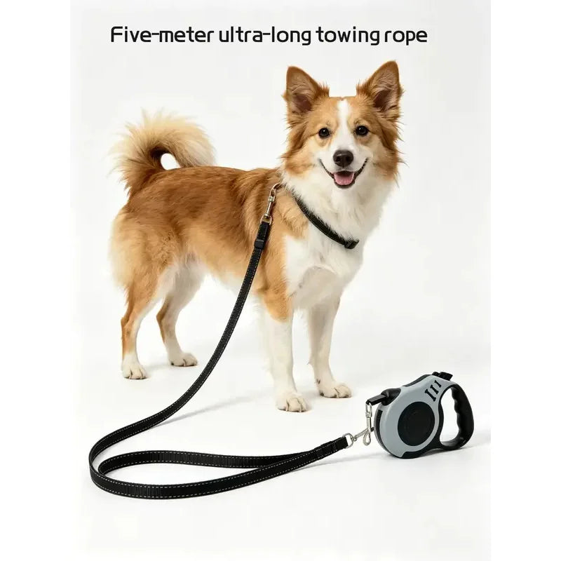 Automatic Retractable Pet Leash, Durable Anti‑Tangle Walking Strap, Portable Outdoor Dog Cat Walking Rope
