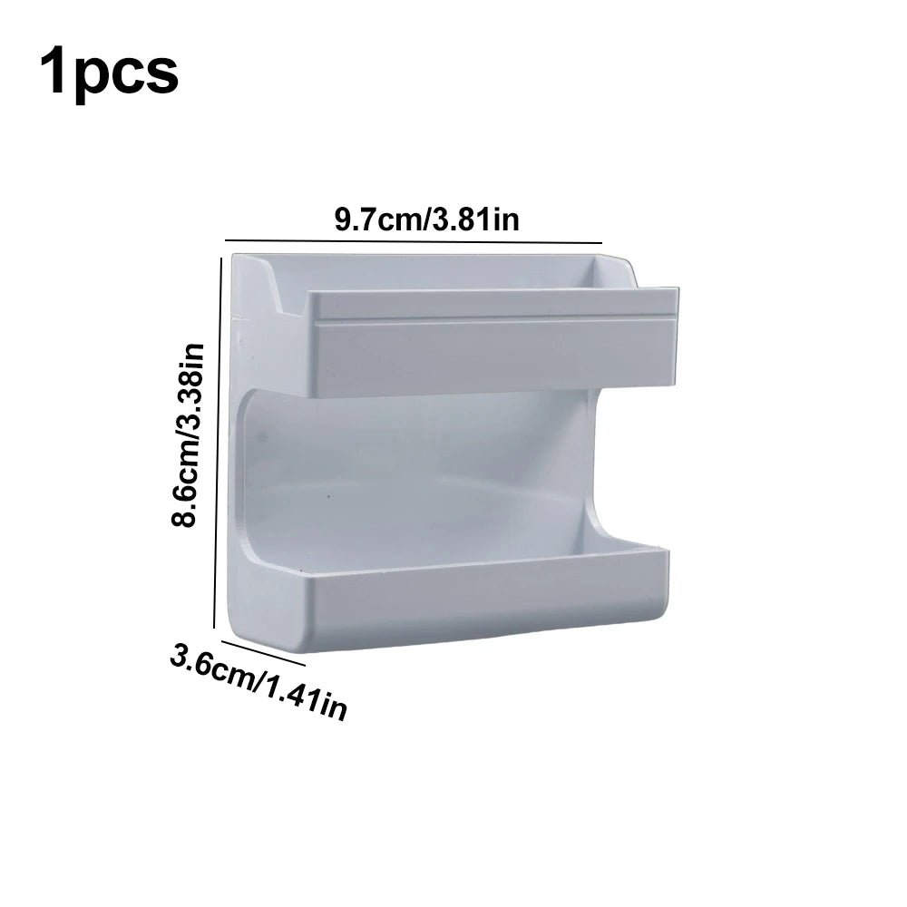 Multi-functional Wall-mounted Organizer for Remote Controls and Mobile Phones