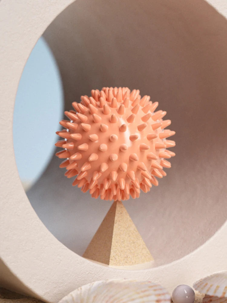 Hedgehog Massage Ball Yoga Fascia Ball Exercise Fitness Muscle Relaxation Massage Stick Shoulder Neck Leg Plantar Meridian Ball