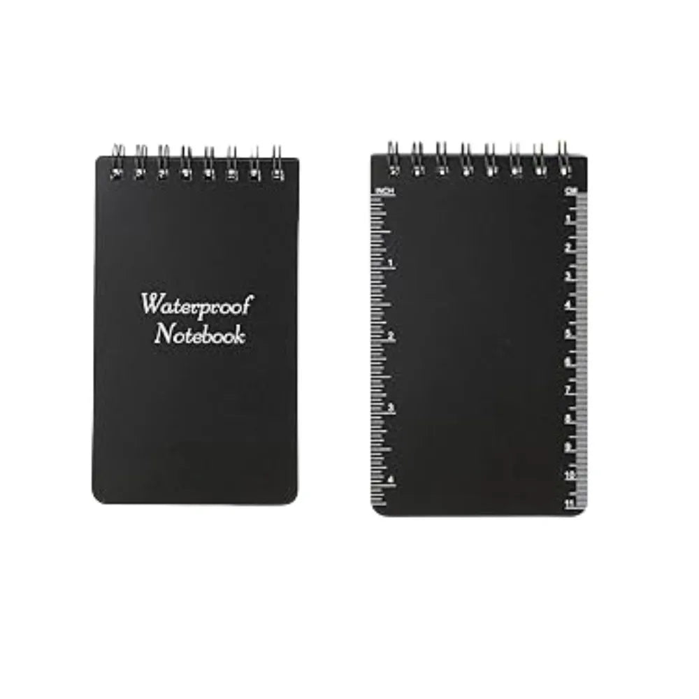 Waterproof Pocket Notebook Tactical All Weather Pocket Notepads With Lined Pages, Spiral Notebook Mini Memo Pad Note Pads