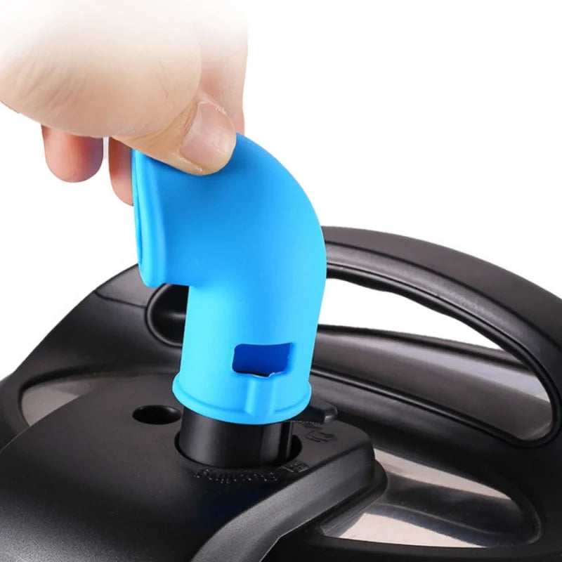1pc Pressure Cooker Silicone Exhaust Pipe Pressure Cooker Silicone Steam Release Valve Pressure Cooker Exhaust Valve Diverter