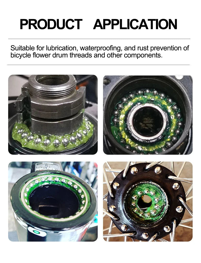 50g Bicycle Lubricating Oil Effect Bearing Grease Hub Lubricants Lipid Elements for Mountain Road Bikes