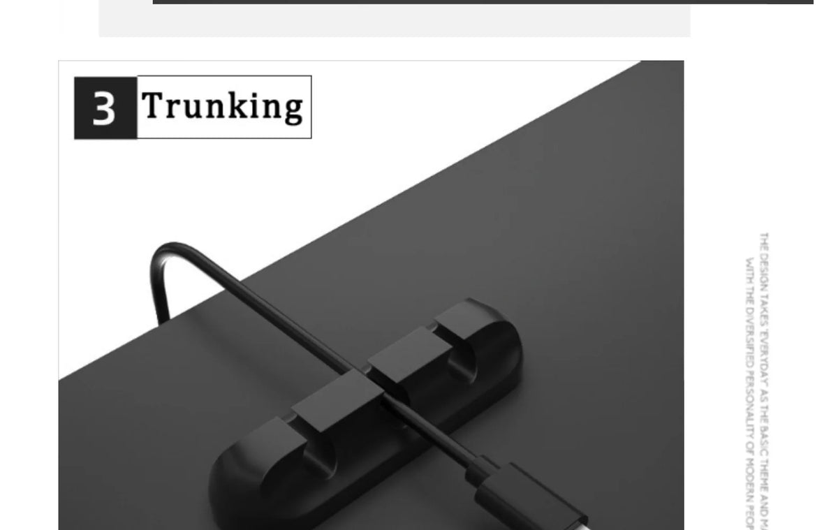 Self-Adhesive Power Cord Manager Fixed Chuck Plug Mouse Cable Headset Winder Mobile Phone Data Cable Card Silicone Desktop