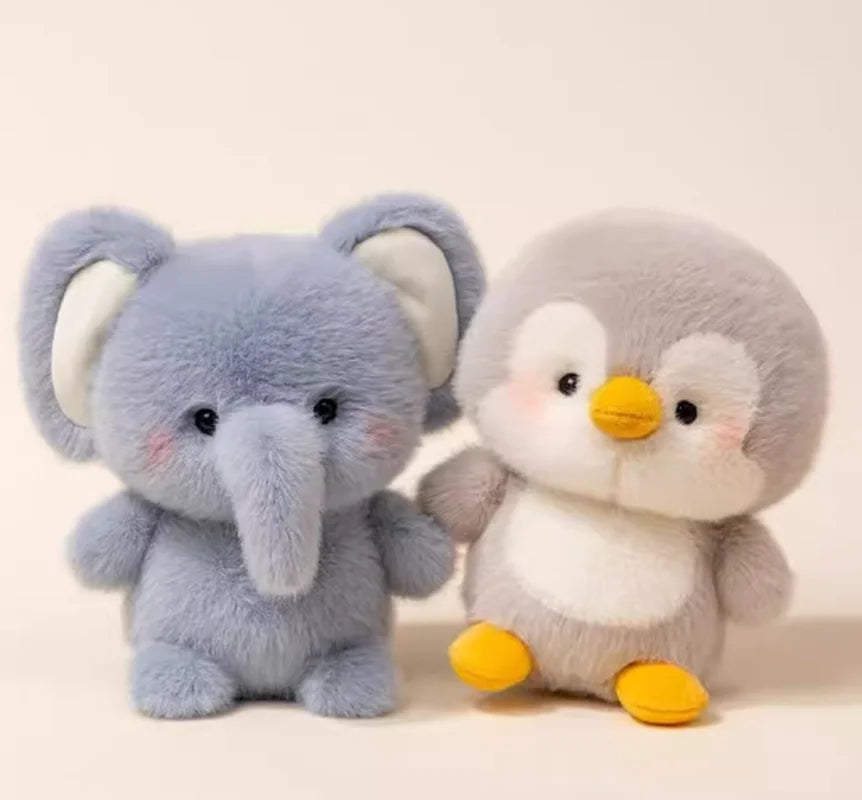 16cm Table With Plush Toy Cute Doll With Accompanying Doll Desktop Decoration Healing Surprise Daily Gift For Good Friend