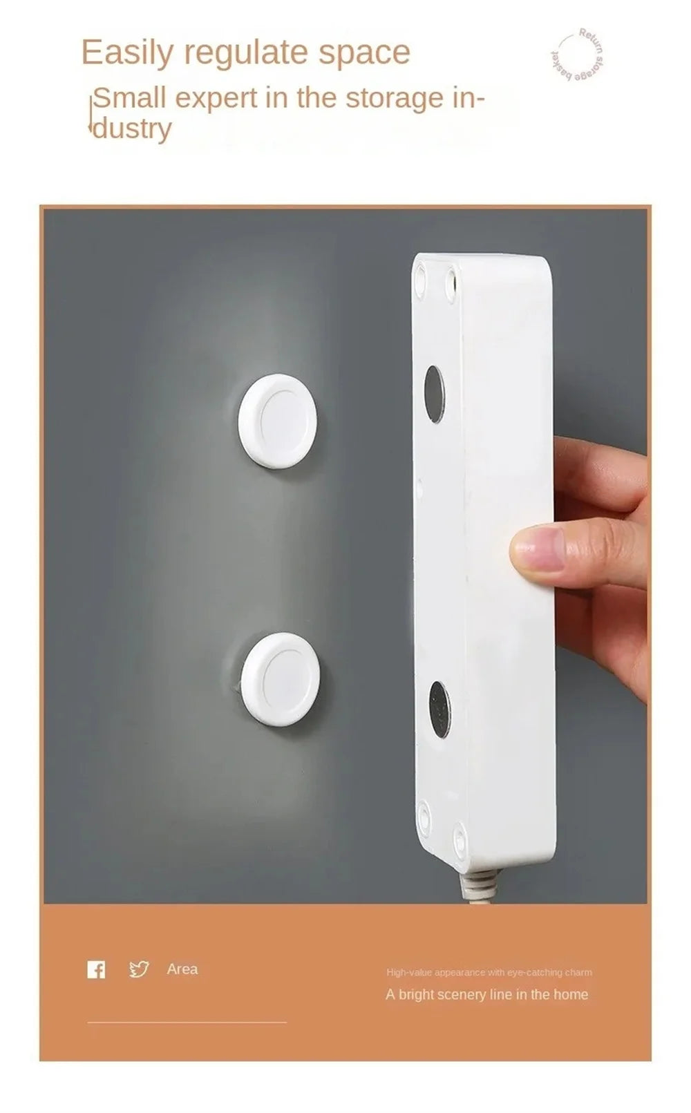 3/6/12PCS TV Remote Holder Magnetic Remote Control Holder Wall Mount Adhesive Remote Control Holder Strong Hold For Home Office